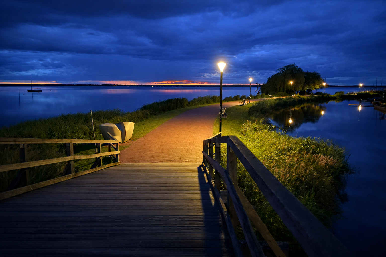Maritime Atmosphäre am Steinhuder Meer in Steinhude